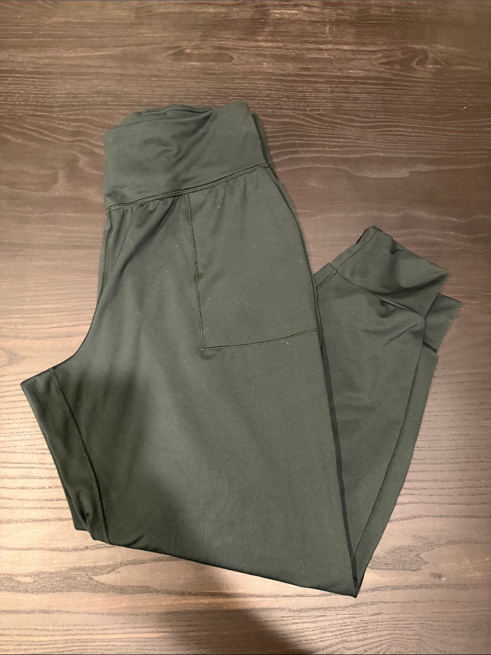 GAP Dark Green Women’s Stretch Joggers with Pocket